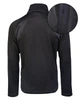 Куртка тактична Mil-Tec фліска Outdoor Fleece Jacket M Black (opt-M-T-7690) - зображення 2