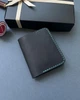EDC- кошелек черный + бирюзовый из натуральной кожи (в подарочной упаковке) - изображение 3