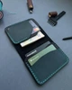 EDC- кошелек черный + бирюзовый из натуральной кожи (в подарочной упаковке) - изображение 4