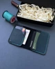 EDC- кошелек черный + бирюзовый из натуральной кожи (в подарочной упаковке) - изображение 6