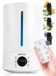 Увлажнитель воздуха MalTec WT-5000-ION до 35 м² 5 л ионизатор диффузор сенсорная панель + ароматические масла туман встроенный гидростат белый - изображение 1