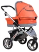 Коляска 2 в 1 люлька и прогулка (трёхколесная) Quatro Quatro 3 orange (оранжевый) 621197 - изображение 3