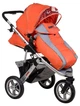 Коляска 2 в 1 люлька и прогулка (трёхколесная) Quatro Quatro 3 orange (оранжевый) 621197 - изображение 5