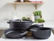 Сковорода-гриль KitchenAid Matte Oven-to-table чугунная 26 см (CC004600-001) - изображение 7
