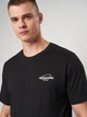 Футболка хлопковая длинная мужская Jack & Jones 12284421 2XL Black (5715724552050) - изображение 4