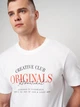 Футболка хлопковая длинная мужская Jack & Jones 12284411 2XL Bright White (5715725288378) - изображение 4