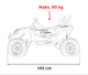Електричний автомобіль для дітей UTV X3 Off-Road Синій (5903864940770) - зображення 17