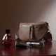 Кожаная женская сумка через плечо с мини кошельком Vintage 22663 Бежевая - изображение 11