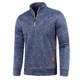 Чоловічий лонгслів теплий чоловічий Winter Style XL SIIMHWRSS джинс - зображення 1