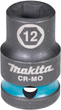 Ударна головка Makita 1/2" 12 мм E-16081 (0088381790734) - зображення 1