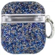 TPU чехол Bling World Rock Diamond для наушников AirPods 1/2 Синий - изображение 2