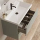 Тумба подвесная ROYO Vora 131769 Mineral Green c умывальником Enzo 126224 80 см - изображение 4