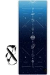 Коврик для йоги и фитнеса Lita Space Energy из натурального каучука и микрофибры | Home-версия, 183х68 см | Увеличенная ширина - изображение 1