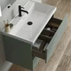 Тумба подвесная ROYO Vora 131775 Mineral Green c умывальником Enzo 126225 100 см - изображение 5