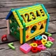 Деревянный домик сортер Fun Game 20х14х15 см - изображение 1