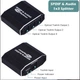 1x3 SPDIF / TosLink splitter optical digital Цифровий 3-х портовий розгалужувач оптичного аудіо звуку спліттер 1 на 3 порти s/pdif ( ADSP0103M1 ) - зображення 2