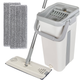 Набір швабра з відром 11 л автоматичний віджим Cleaning Mop сіра (CG234566719) - зображення 1
