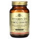 Натуральний вітамін D3 Solgar (Vitamin D3) 1000 МО 100 шт - изображение 1