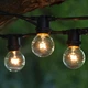 Уличная гирлянда Белт-лайт на подвесах CL50-13-1 230V, 20*Е27 шаг 50см, 10м+3м шнур, черный IP65 - изображение 1