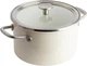 Кастрюля KitchenAid Steel Core с крышкой 20 см 3.7 л миндальный крем (CC003266-001) - изображение 1