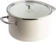 Кастрюля KitchenAid Steel Core с крышкой 24 см 6 л миндальный крем (CC003269-001) - изображение 1