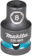 Ударна головка Makita 1/2" 8 мм E-16047 (0088381790697) - зображення 1