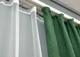 Комплект штор VR-Textil Микровелюр Petek 200х270 2шт и Тюль 500х270 1709ш-1153т Зеленыйс белым 71-032/6 - изображение 8