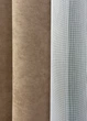 Комплект штор VR-Textil Микровелюр Petek 150х270 2шт и Тюль 400х270 1701ш-1153т Капучино с белым 71-055/3 - изображение 7