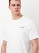 Футболка хлопковая длинная мужская Converse Special Waves Tee White 10027366-102 S White с принтом (194435387093) - изображение 4