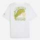 Футболка для баскетбола длинная мужская Puma Playoff Series 63290201 M White с принтом (4069157818629) - изображение 5