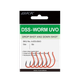 Гачок BKK DSS-Worm UVO Orange №2/0(5шт)NEW (201477) 5524233 - изображение 3