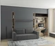Шкаф-Кровать-Диван Smartmebel SOUL-160 Гикори Рокфорд Светлый 160х200 см (N-43) - изображение 5