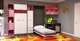 Комплект меблів з шафою-ліжком Smartmebel Helfer 90 V (90 см х 200 см Німфея Альба) (N 100-55) - зображення 2