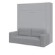 Шкаф-кровать-диван Smartmebel ISIDA-160 (160 см х 200 см Пепельный ) (N 100-49:P) - изображение 1