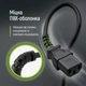 Кабель питания ColorWay CEE7/7-C13, 1.8 м Black (CW-CBP082-BK) - изображение 9