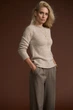 Женский лонгслив 2861 ТМ Triko Bakh 50-52 лен (2861_linen_1) - изображение 2