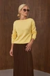 Джемпер із бавовняної пряжі Розмір XL-XXL (50-52) Лимонний - изображение 5