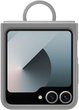 Панель Samsung Silicone Case with Ring для Galaxy Flip6 Grey (8806095620138) - зображення 1