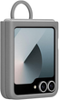 Панель Samsung Silicone Case with Ring для Galaxy Flip6 Grey (8806095620138) - зображення 2