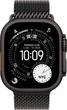 Ремешок Apple Milanese Loop Titanium для Apple Watch 44/45/46/49mm M Black (MGHT4ZM/A) - изображение 3