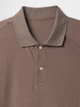 Поло длинное мужское GAP 343980212 S Коричневое (1159843181) - изображение 5