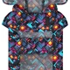 Дощовик-накидка з капюшоном для собак WAUDOG Clothes, малюнок "Нескінченні світи", S, А 32-35 см, B 41-52 см, С 26-33 см - зображення 3