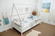 Детская кровать домик Монтессори BUSY WOOD на ножках Модель 1 190х80 см белая - изображение 8