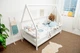 Детская кровать домик Монтессори BUSY WOOD на ножках Модель 1 190х80 см белая - изображение 10