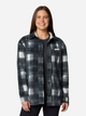 Kurtka przejściowa damska w kratę Columbia Benton Springs Shirt Jac 2085661191 L Szara (195981096897) - obraz 1