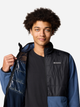 Bluza męska rozpinana streetwear polarowa Columbia Basin Butte FZ Fleece II 2101761478 M Niebieska (195981338331) - obraz 5
