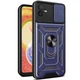 Протиударний броньований чохол із захистом камери для Samsung Galaxy A07 (SM-A075) Armor Case Keysion blue - изображение 1