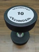 Гантель 10 кг цельная полиуретановая TECHNOGYM - изображение 3