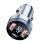 Автомобільне зарядне пристрій Essager 80W Digital Display Car Charger grey (ES-CC10) - зображення 3