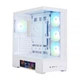 Zalman Корпус P40 DS без БЖ, 2xUSB3.0, 1x Type C, 3x120мм ARGB Reverse, 1x120мм ARGB, VGA 420мм, LCS ready, TG Side/Front Panel, Display, ATX, білий - изображение 1